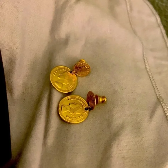 Franklin Mint dipped 24kt plated Gold dipped Carribean Coin Necklace - Picture 7 of 7